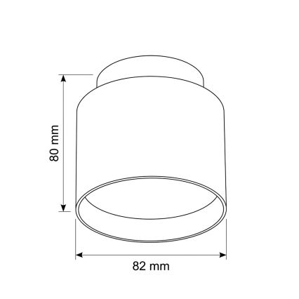BRILAGI - LED taškinis šviestuvas BACKLIT 1xGX53/15W/230V + LED/3W Ø 8 cm smėlinė