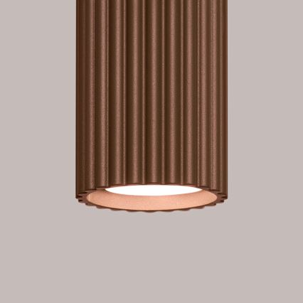 Brilagi - LED taškinis šviestuvas CRESTO 1xGU10/10W/230V 10 cm rudas