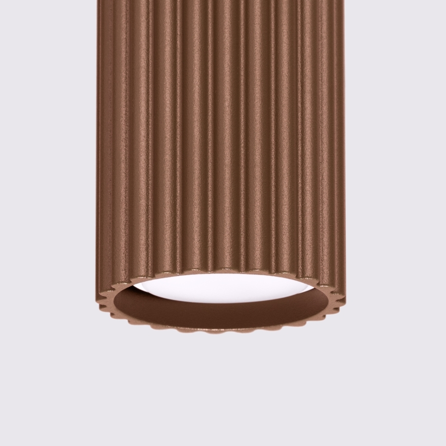 Brilagi - LED taškinis šviestuvas CRESTO 1xGU10/10W/230V 10 cm rudas