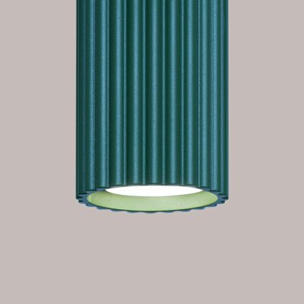 Brilagi - LED taškinis šviestuvas CRESTO 1xGU10/10W/230V 10 cm turkio spalvos