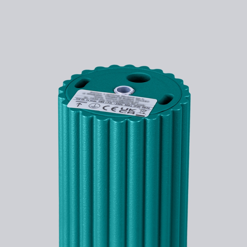 Brilagi - LED taškinis šviestuvas CRESTO 1xGU10/10W/230V 10 cm turkio spalvos