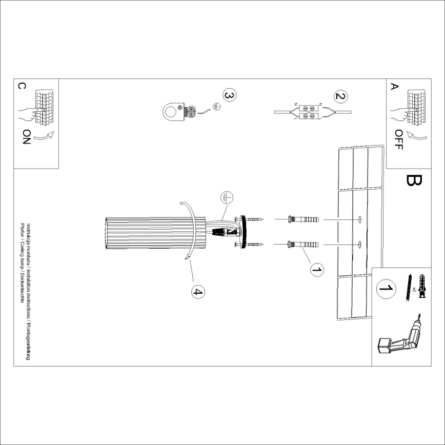 Brilagi - LED taškinis šviestuvas CRESTO 1xGU10/10W/230V 20 cm baltas