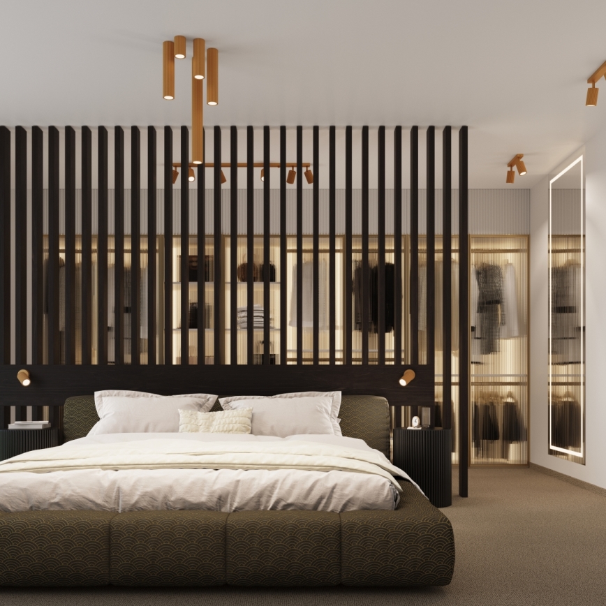 Brilagi - LED taškinis šviestuvas CRESTO 1xGU10/10W/230V 30 cm auksinis