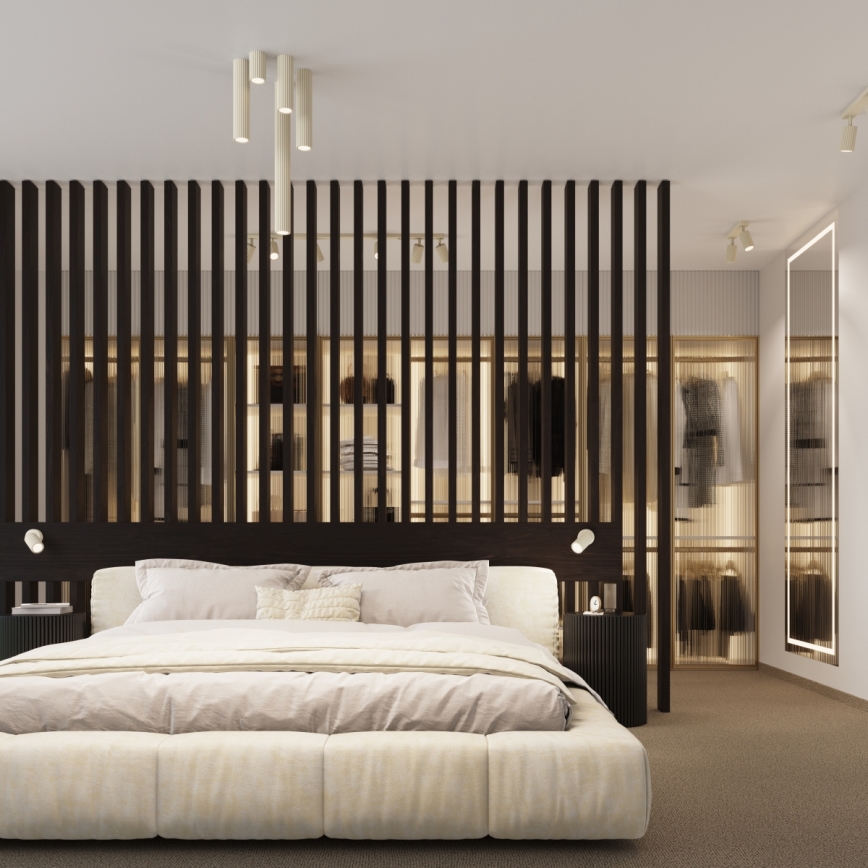 Brilagi - LED taškinis šviestuvas CRESTO 1xGU10/10W/230V 30 cm kreminis