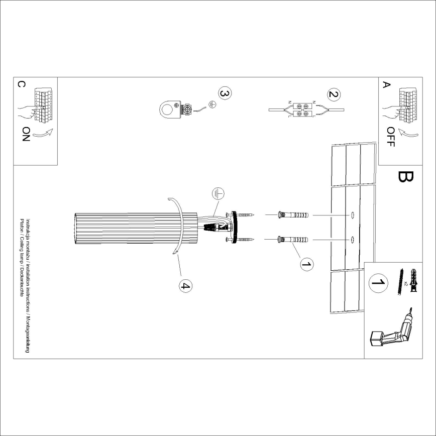 Brilagi - LED taškinis šviestuvas CRESTO 1xGU10/10W/230V 30 cm raudonas