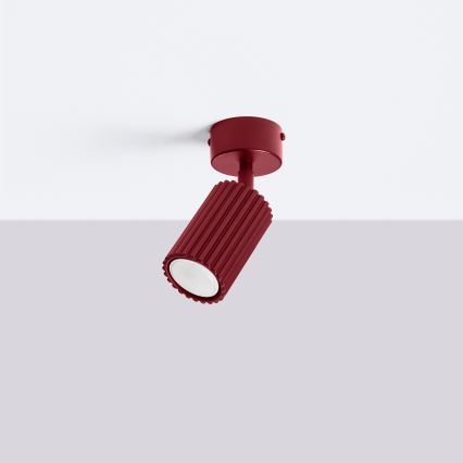 Brilagi - LED taškinis šviestuvas CRESTO 1xGU10/10W/230V bordo