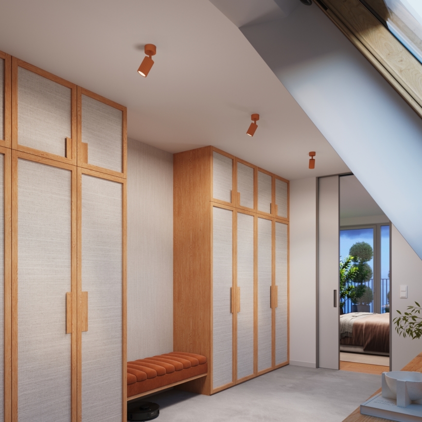 Brilagi - LED taškinis šviestuvas CRESTO 1xGU10/10W/230V raudonas