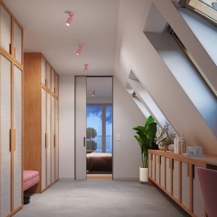 Brilagi - LED taškinis šviestuvas CRESTO 1xGU10/10W/230V rožinis