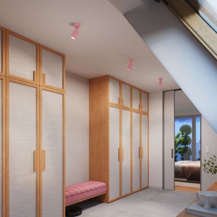 Brilagi - LED taškinis šviestuvas CRESTO 1xGU10/10W/230V rožinis