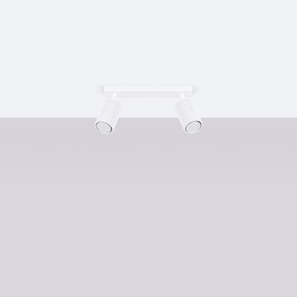 Brilagi - LED taškinis šviestuvas CRESTO 2xGU10/10W/230V baltas