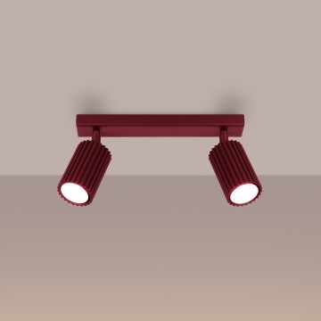 Brilagi - LED taškinis šviestuvas CRESTO 2xGU10/10W/230V bordo