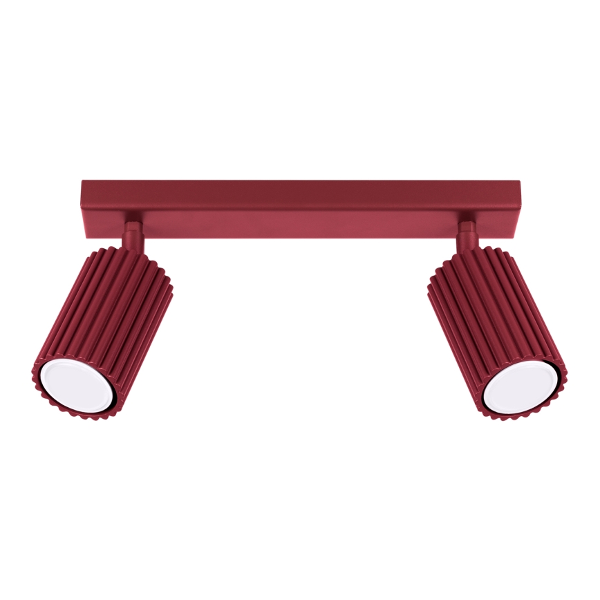 Brilagi - LED taškinis šviestuvas CRESTO 2xGU10/10W/230V bordo