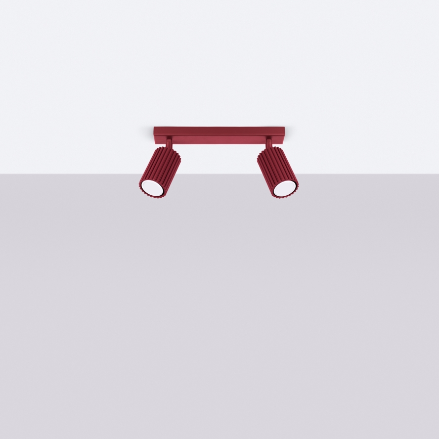 Brilagi - LED taškinis šviestuvas CRESTO 2xGU10/10W/230V bordo