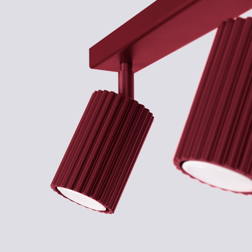 Brilagi - LED taškinis šviestuvas CRESTO 2xGU10/10W/230V bordo