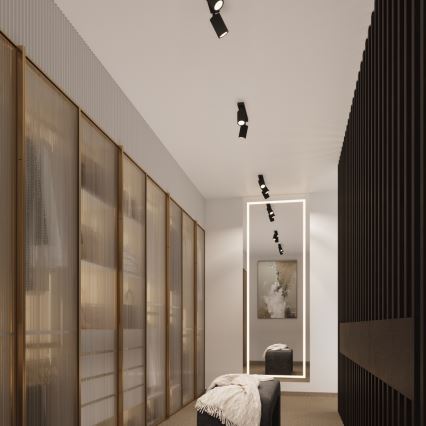 Brilagi - LED taškinis šviestuvas CRESTO 2xGU10/10W/230V juodas