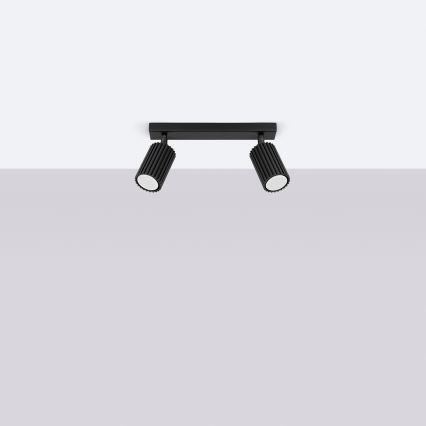 Brilagi - LED taškinis šviestuvas CRESTO 2xGU10/10W/230V juodas