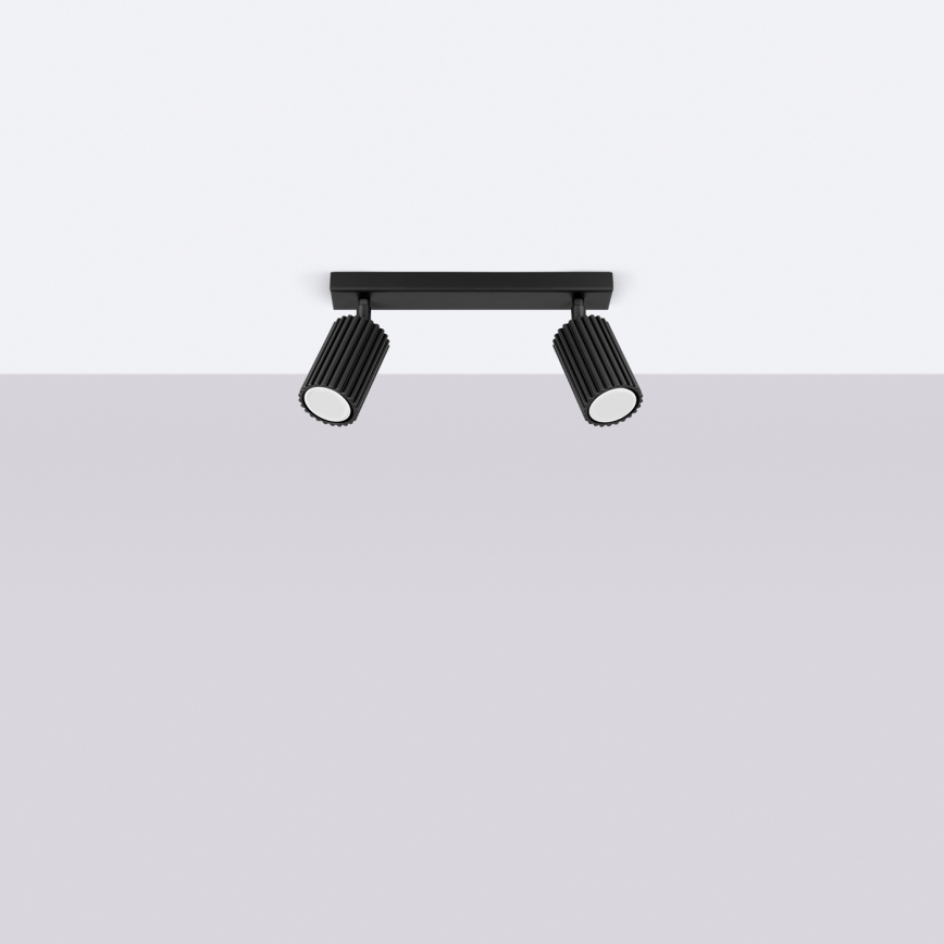 Brilagi - LED taškinis šviestuvas CRESTO 2xGU10/10W/230V juodas