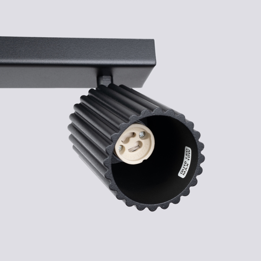 Brilagi - LED taškinis šviestuvas CRESTO 2xGU10/10W/230V juodas