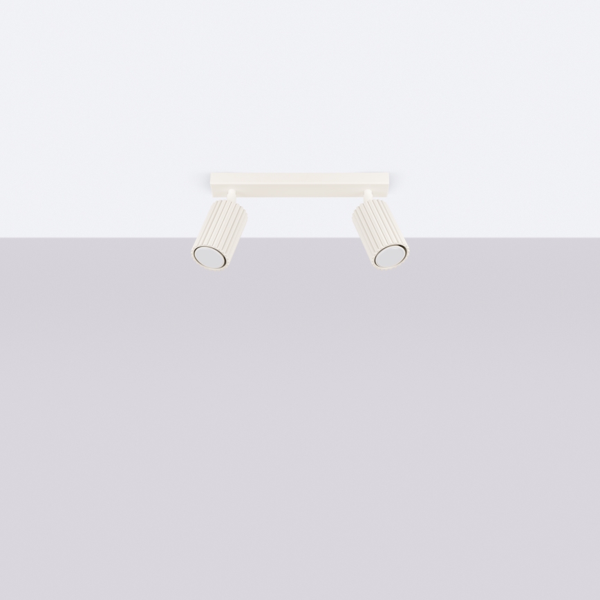 Brilagi - LED taškinis šviestuvas CRESTO 2xGU10/10W/230V kreminis