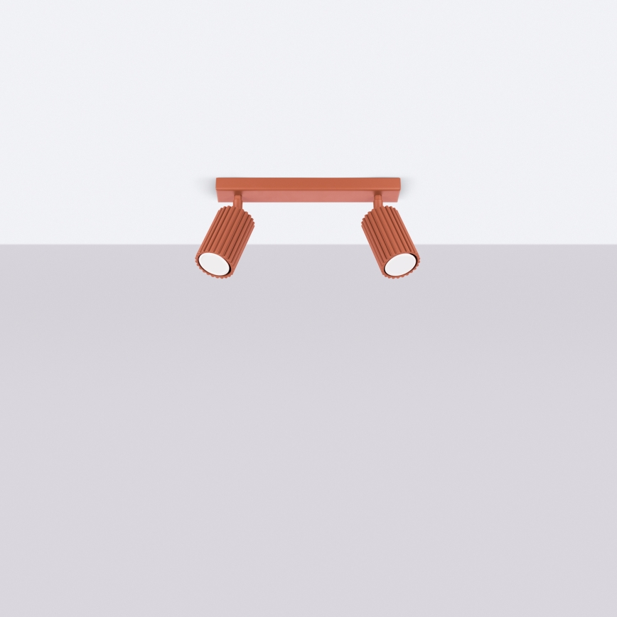 Brilagi - LED taškinis šviestuvas CRESTO 2xGU10/10W/230V raudonas