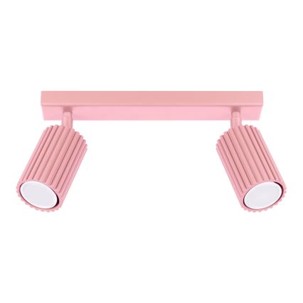 Brilagi - LED taškinis šviestuvas CRESTO 2xGU10/10W/230V rožinis