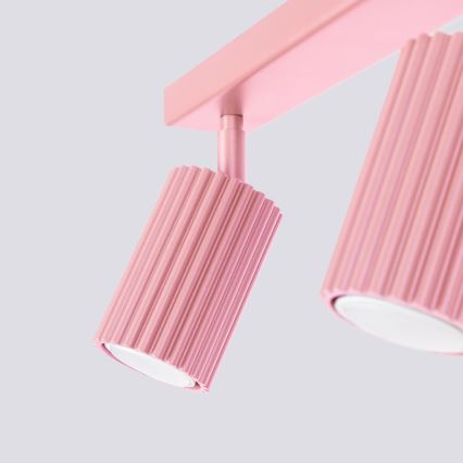 Brilagi - LED taškinis šviestuvas CRESTO 2xGU10/10W/230V rožinis