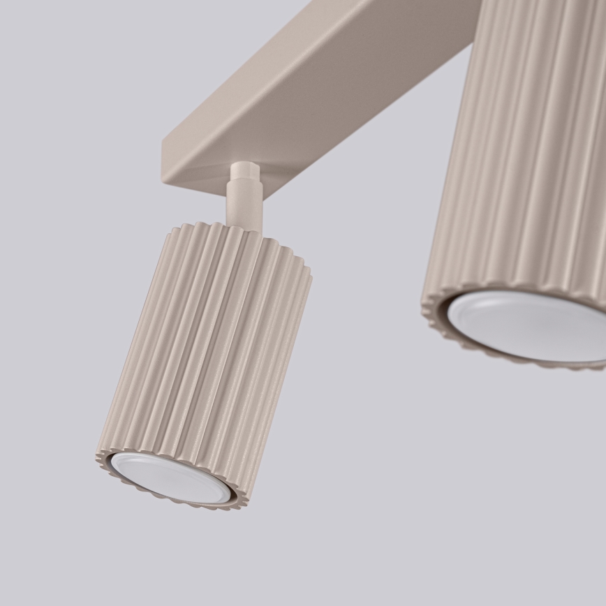 Brilagi - LED taškinis šviestuvas CRESTO 2xGU10/10W/230V rudo-pilkas