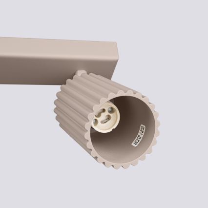 Brilagi - LED taškinis šviestuvas CRESTO 2xGU10/10W/230V rudo-pilkas