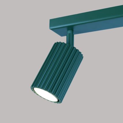 Brilagi - LED taškinis šviestuvas CRESTO 2xGU10/10W/230V tirkizinis