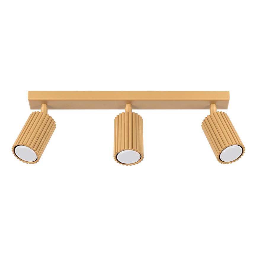 Brilagi - LED taškinis šviestuvas CRESTO 3xGU10/10W/230V auksinis