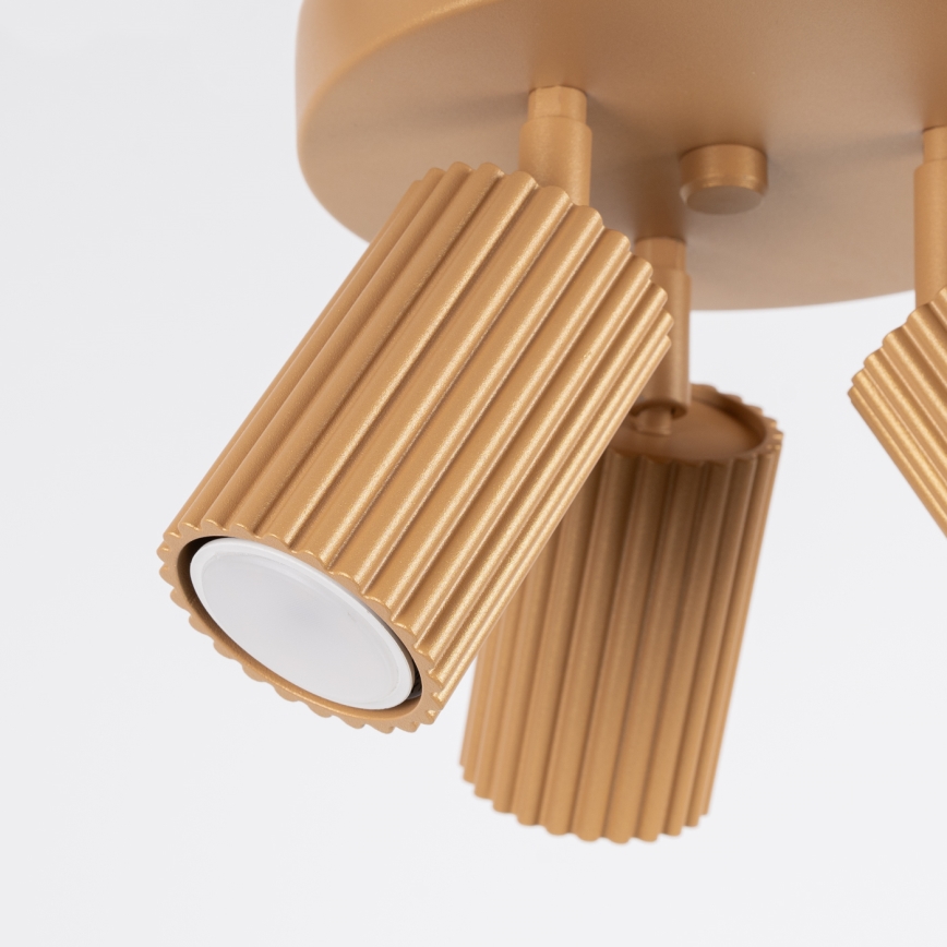 Brilagi - LED taškinis šviestuvas CRESTO 3xGU10/10W/230V auksinis