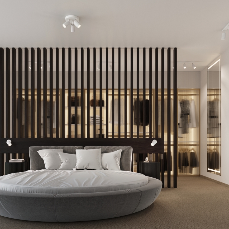 Brilagi - LED taškinis šviestuvas CRESTO 3xGU10/10W/230V baltas