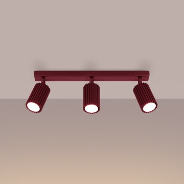 Brilagi - LED taškinis šviestuvas CRESTO 3xGU10/10W/230V bordo