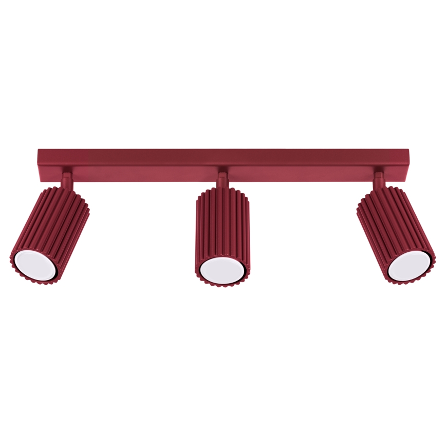 Brilagi - LED taškinis šviestuvas CRESTO 3xGU10/10W/230V bordo