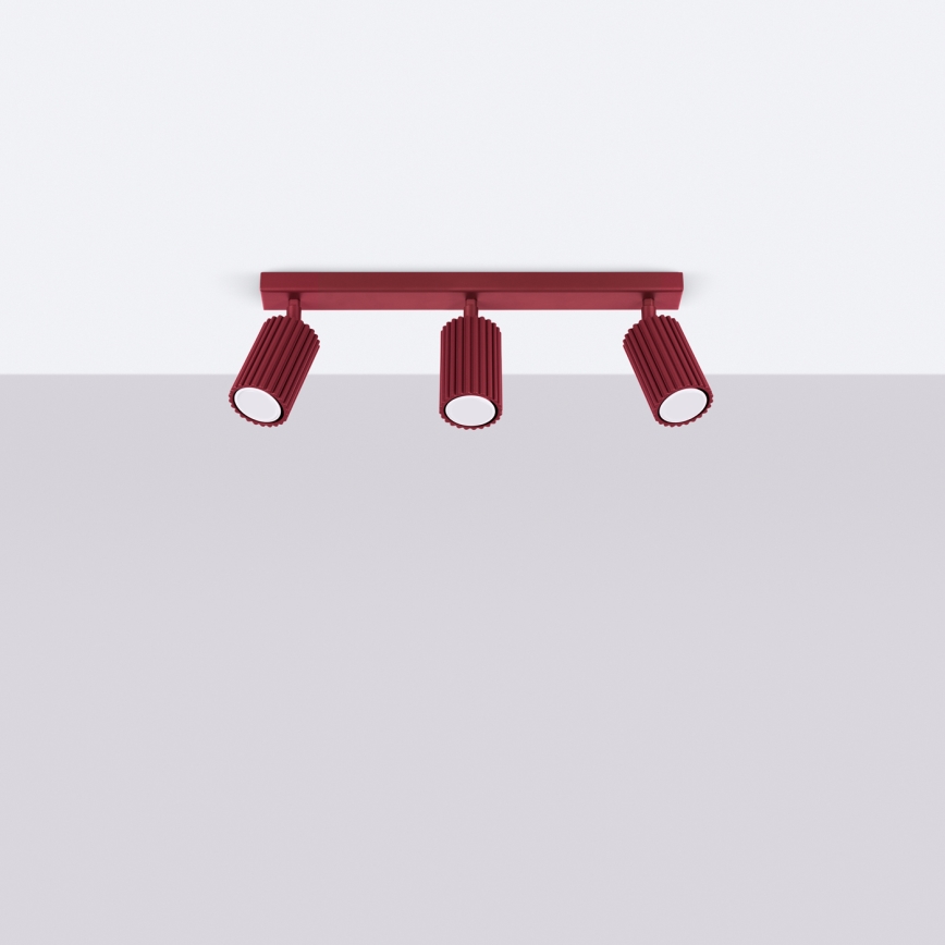Brilagi - LED taškinis šviestuvas CRESTO 3xGU10/10W/230V bordo
