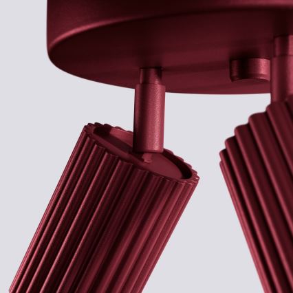 Brilagi - LED taškinis šviestuvas CRESTO 3xGU10/10W/230V bordo