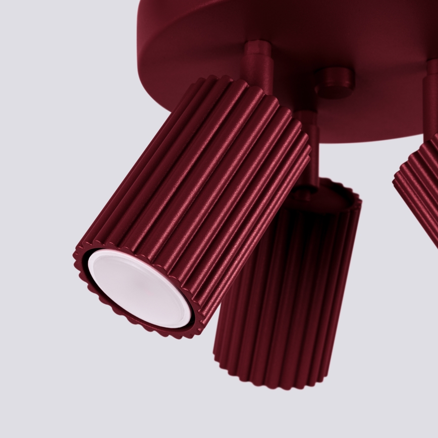 Brilagi - LED taškinis šviestuvas CRESTO 3xGU10/10W/230V bordo