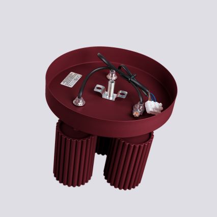 Brilagi - LED taškinis šviestuvas CRESTO 3xGU10/10W/230V bordo