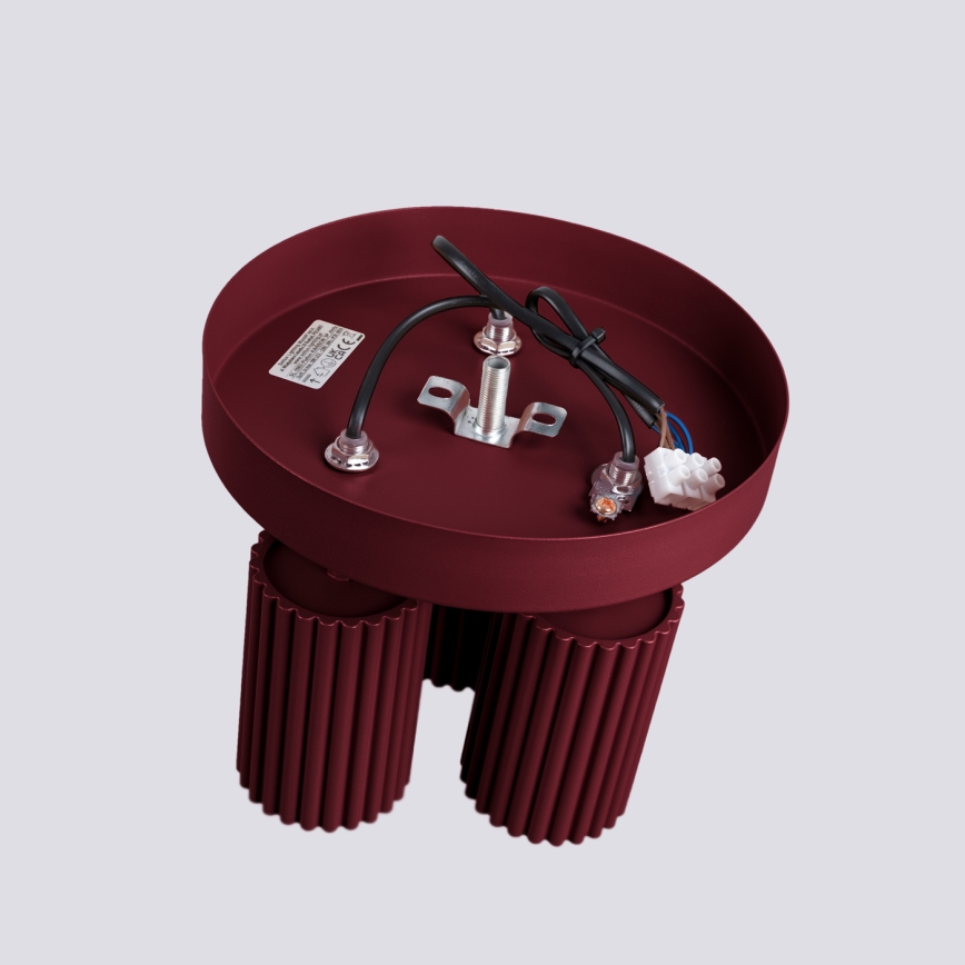 Brilagi - LED taškinis šviestuvas CRESTO 3xGU10/10W/230V bordo