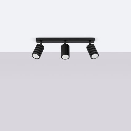 Brilagi - LED taškinis šviestuvas CRESTO 3xGU10/10W/230V juoda