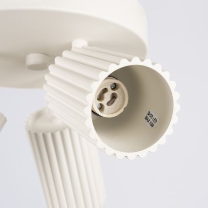 Brilagi - LED taškinis šviestuvas CRESTO 3xGU10/10W/230V kreminės spalvos