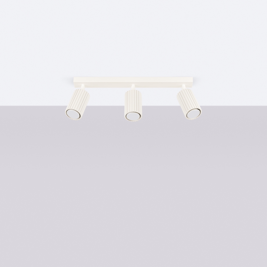 Brilagi - LED taškinis šviestuvas CRESTO 3xGU10/10W/230V kreminis