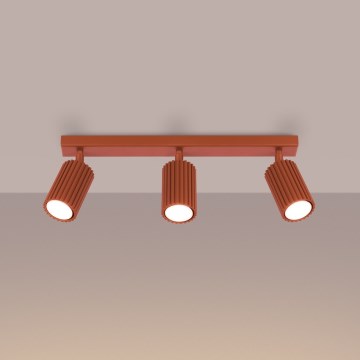 Brilagi - LED taškinis šviestuvas CRESTO 3xGU10/10W/230V raudonas