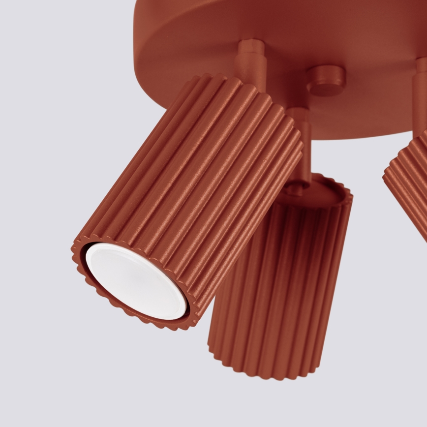 Brilagi - LED taškinis šviestuvas CRESTO 3xGU10/10W/230V raudonas