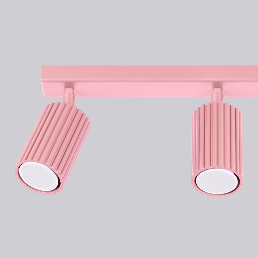 Brilagi - LED taškinis šviestuvas CRESTO 3xGU10/10W/230V rožinis