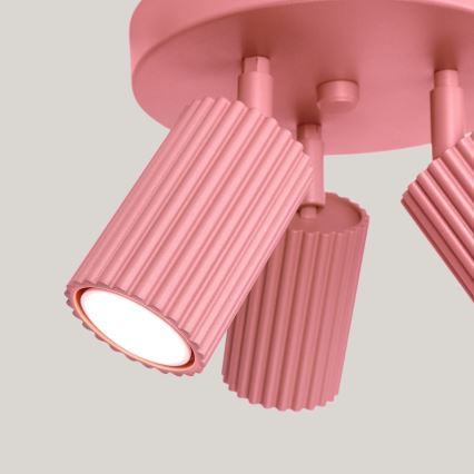 Brilagi - LED taškinis šviestuvas CRESTO 3xGU10/10W/230V rožinis