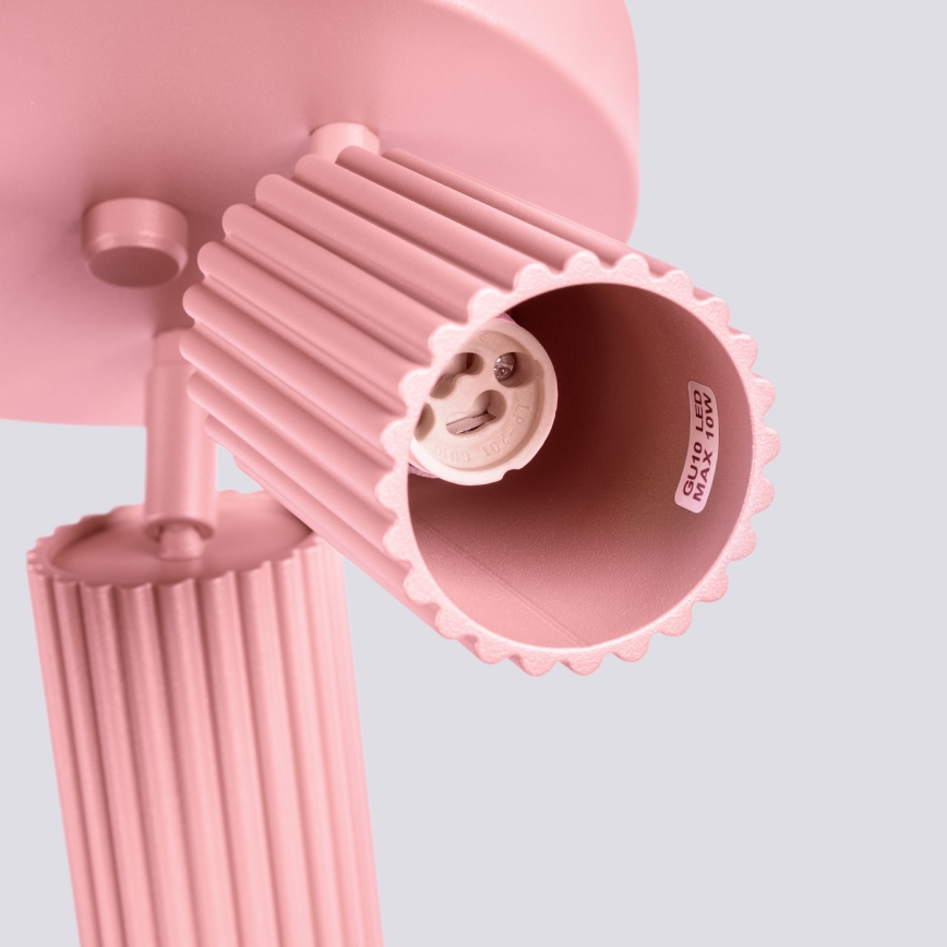 Brilagi - LED taškinis šviestuvas CRESTO 3xGU10/10W/230V rožinis