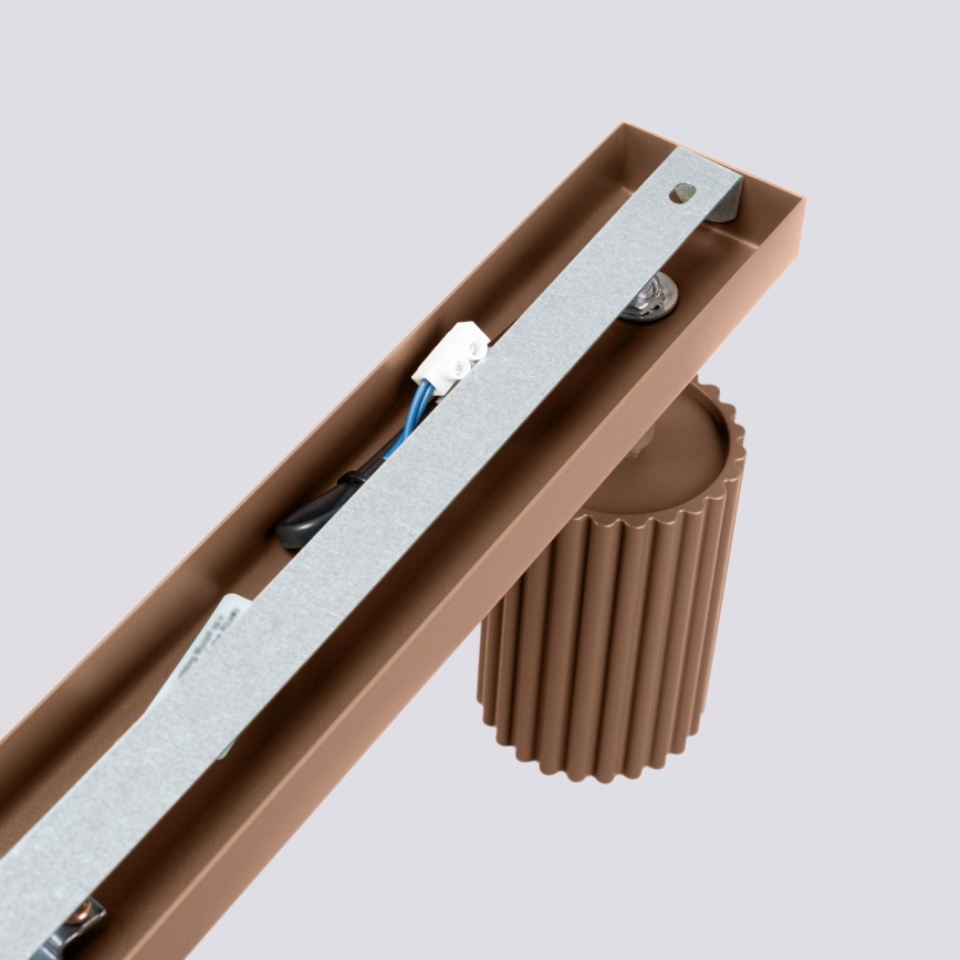 Brilagi - LED taškinis šviestuvas CRESTO 3xGU10/10W/230V rudas