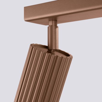 Brilagi - LED taškinis šviestuvas CRESTO 3xGU10/10W/230V rudas