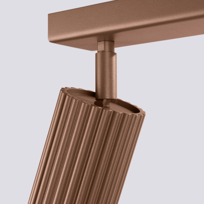 Brilagi - LED taškinis šviestuvas CRESTO 3xGU10/10W/230V rudas